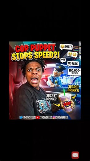 COP PUPPET STOPS SPEED?! (POLICE ENCOUNTER)