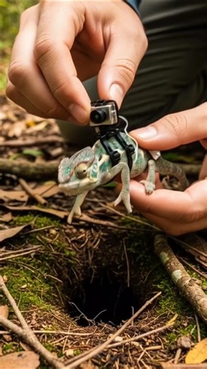 Camera on a Chameleon: Inside the Hidden Underground World