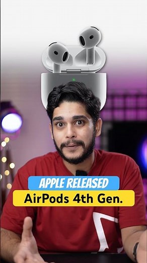 Apple AirPods 4th Gen Released #apple #airpods #new