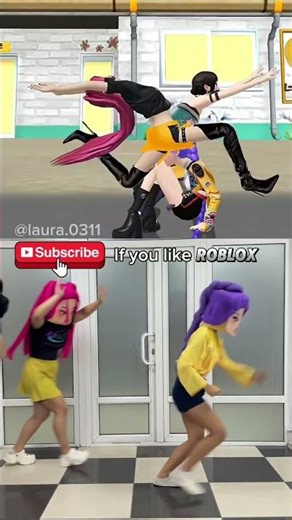 HAMOOD HABIBI CHASING HUNTR/X #roblox #amazingroblox #robloxshorts #kpopedit #kpop #memes