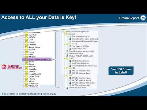 Dream Report Intro Video for Rockwell Automation