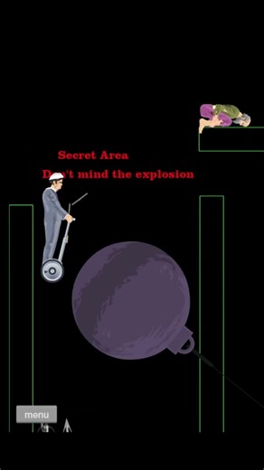 Segway Bottle Run [Happy Wheels] #shorts