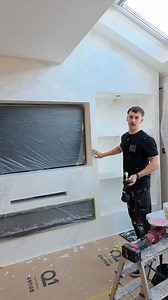 Any questions? Trying to get a little more info out there on venetian plaster to help people understand the product and process more. This one is gona be finished off with a nice gold leaf and wax tomorrow #venetianplaster #plastering #bellovenetian #decorator #art #diy #builder #construction #renovation #paint #painter | Bello venetian plastering