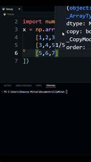 Unique Elements In Matrix #python #coding #programming #shorts #pythonprogramming #codinglife