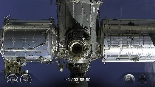 Dragon is go for final approach and docking with the Space Station | SpaceX