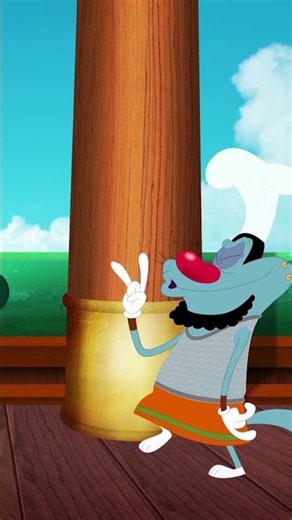 Oggy and the Cyclops #Shorts #oggy | Cartoons for kids