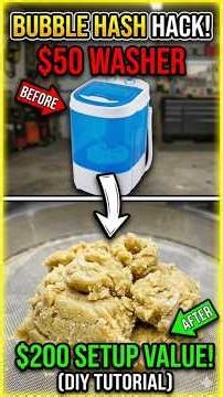 Turn a $50 Washer into a $200 HASH MACHINE 🧊🧪