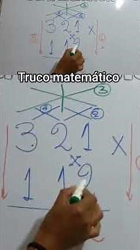 Truco matemático Aspa 3 cifrasb#tablademultiplicar #multiplicarjugando #escuela