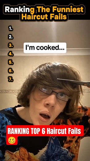 Ranking the Funniest Haircut Fails 🙈😭 #ranking #memes #funny #shorts