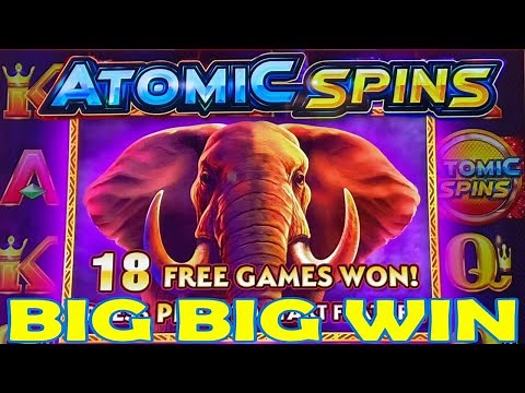 ★BIG BIG WIN ! WHAT A LUCKY ELEPHANT !! YOU MUST WATCH IT !!! ★ATOMIC SPINS (SAFARI BEAST MODE) Slot