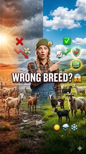 Goat Farming Secret 🚀 Right Breed = Double Profit! #goatfarming