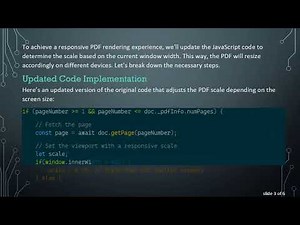 How to Resize a PDF with JavaScript for Responsive Design