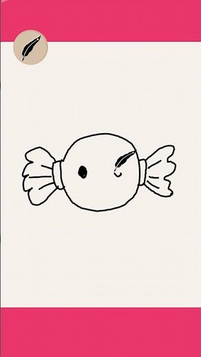 How to Draw a CUTE SWEET CANDY! 🍬😋 Easy Food Art for Kids & Beginners #lidoartworks