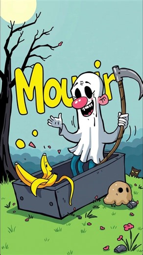 Attention au verbe mourir au passé composé 🧠✏️