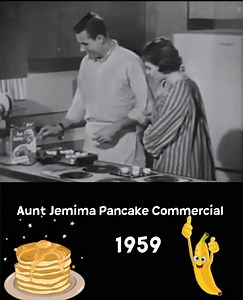 Aunt Jemima Pancake Commercial 1959 ❤️🥞 “Try Chucks new idea!” 😂😂😂 These old commercials crack me up! | Old Fashioned Christmas