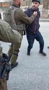 Israeli occupation soldiers attacked today the Palestinian human rights activist Issa Amro while on tour with an international journalist in Hebron. | Palestine