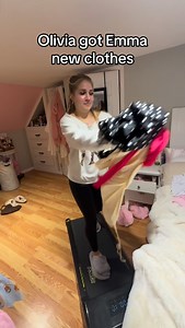Olivia got Emma new clothes but I dunno if they’re age appropriate #momlife | Jillzfoodz