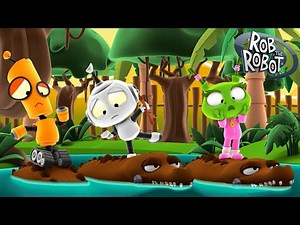 Oh Snap! Rob and Friends go to Safari Planet! | Rob The Robot | Preschool Learning