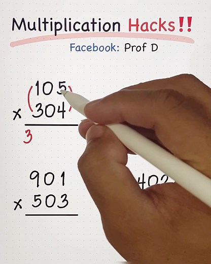 26K views · 306 reactions | Simple Math Tricks!  | Prof D | Facebook