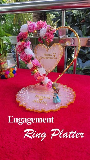 art.en.craft on Instagram: "Customized Elegant Engagement Platters! 💫 Our custom resin Engagement Platters are designed to beautifully showcase your rings and your love story ❤️ Unlike others, we use premium UV DTF printing — so you can feel the words by touch! ✨ Every detail is handcrafted to match your theme and make your special moment truly unforgettable 💍 📞 DM or Contact us: 85005 83805 #ResinArt #EngagementPlatter #CustomDesigns #UVDTF #WeddingDecor #HandcraftedWithLove #art.en.craft #r