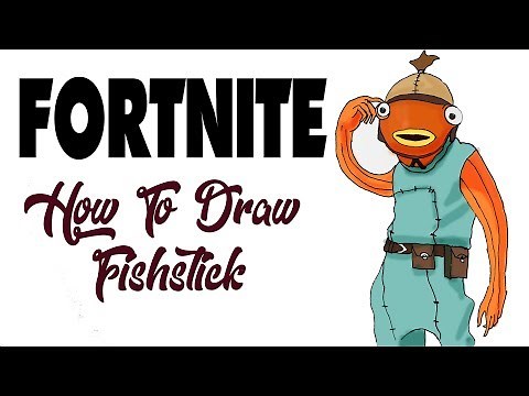 How To Draw Fishstick (FORTNITE)