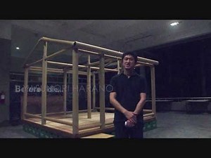 Shigeru Ban's Paper Tube Emergency Shelter - Time-lapse