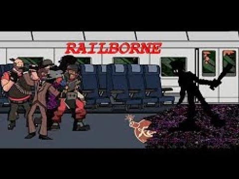 Railborne Remix (Airborne pizzapoggified remix but tf2 characters sing it)