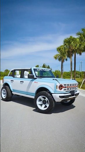 Custom Retro styled Ford Bronco - District Edition by SoFlo Customs