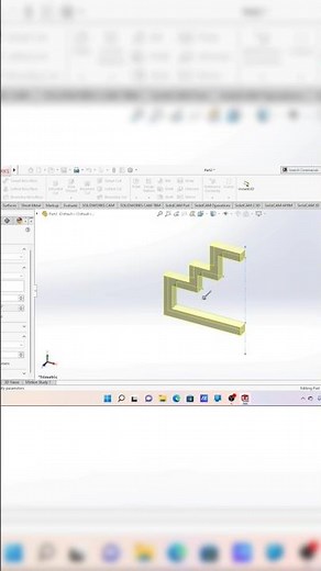 solidworks tips, how to use mirror entities in 3d part #mechanicalengineering #design