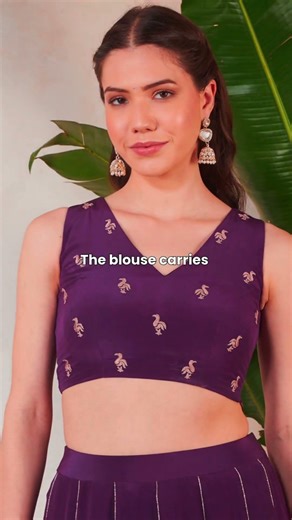 NYFW approved lehenga that turns movement into art in the most effortless way 💜