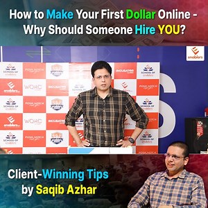 4.5K views · 1.1K reactions | How to Make your First Dollar Online | Why Someone Should Hire You ? Saqib Azhar with Students at Enablers Lahore Campus Join Young Entrepreneur Fest on 6th Sep at Lahore Expo Center.. ---- #saqibazhar #enablers #ecommerce #dollar | Saqib Azhar | Facebook