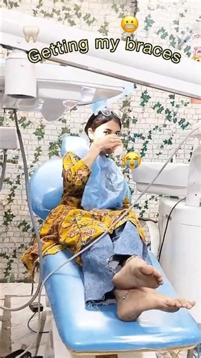 Getting my braces 🦷😿#braces #braces experience#minivlog #dayinmylife #viralvideo