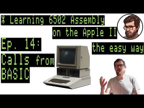 Learning 6502 Assembly on the Apple II, the easy way - Ep. 14: Calling Assembly from BASIC