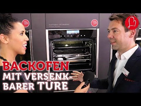Backofen mit versenkbarer Türe