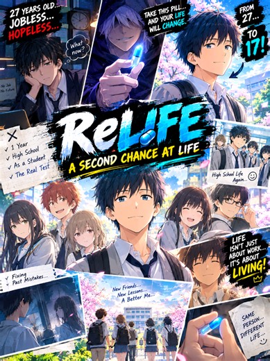 ​27 bochorer bekar jubok ki abar high school-e fire jete parbe? 🤯 Ekta osadharon slice-of-life anime