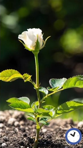 white rose timelapse #relaxing #relaxingmusic #relax #nature #timelapse #rose