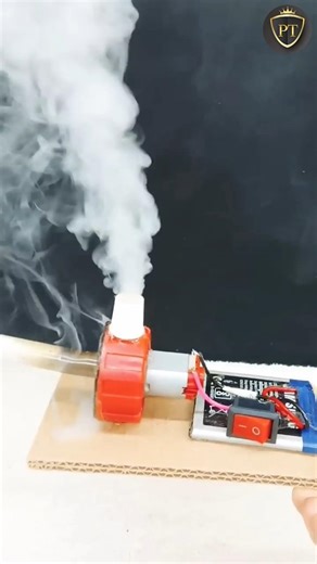 Bhole Baba Dede Smoke Machine || How To Make Smoke Machine Science Project #shorts #diycrafts #fypシ