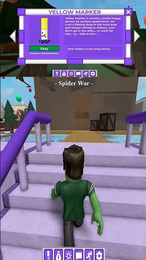 *UPDATE* How to get YELLOW MARKER in FIND THE MARKERS ROBLOX! #shorts