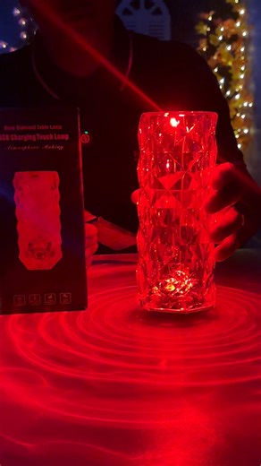 HT Bazar on Instagram: "Rose Diamond USB Rechargeable Touch Table Lamp"