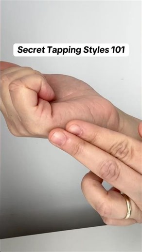 Stealth Tapping Styles 🥷 | Regulate your nervous system without anyone noticing🤫