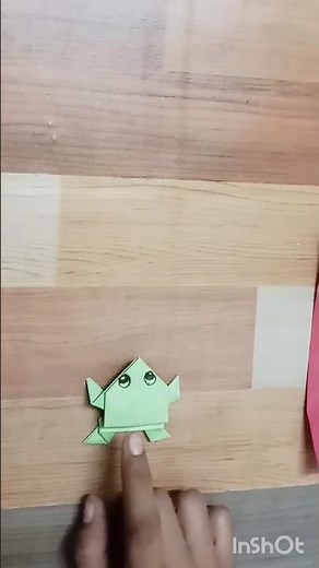 DIY origami paper jumping frog | easy tutorial for kids and adults