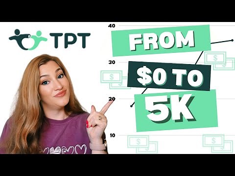 From $0 to $5K on Teachers Pay Teachers | My Real TPT Seller Story