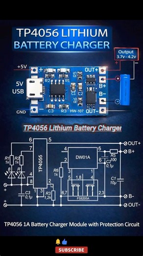 Lithium Battery Charger Module #electrical #electronic #short