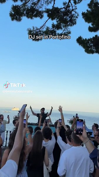 Energizing DJ Set in Portofino Italy with Benny Benassi