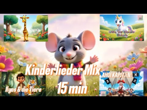 Kinderlieder Mix 🎶 | 15 Minuten Mitsingen & Tanzen 🐭🚜🏴‍☠️ | MiniLied-Land