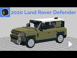 Lego 2020 Land Rover Defender MOC With Axle Lifting