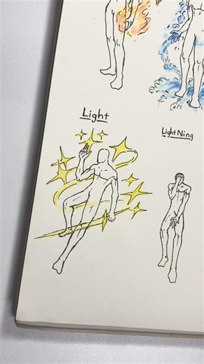 Elements Power Part 2 #art #stickman #tutorial #drawing