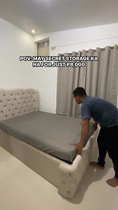 60K views · 205 reactions | For an additional ₱8,000, you can upgrade your custom bed with a lift storage feature. Perfect for extra space and clutter-free living. #panfurnitureph | PAN Furniture | Facebook