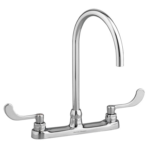 Monterrey® Top Mount Kitchen Faucet With Gooseneck Spout and Wrist Bla