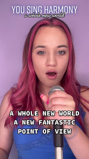 Sing A WHOLE NEW WORLD with me!!🥰 #awholenewworld #aladdin #disney #disneyduet #singwithme #yousingharmony